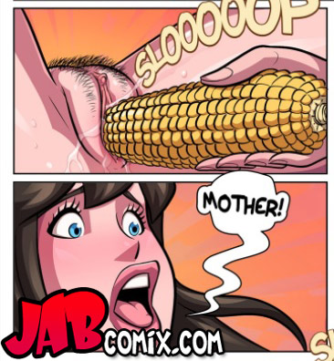 This corn cob has helped me through many a night - Young Harvest by jab comix