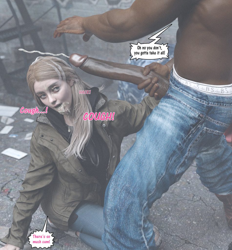 He's already choking me with just his first cum blast - Rose In The Hood by Dark Lord